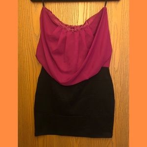Women’s tube top mini dress